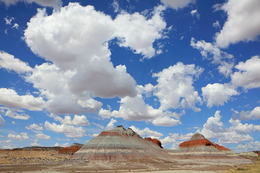 Cumuli over the Tepees (Painted Desert)